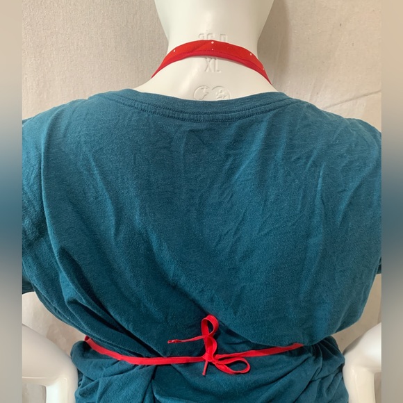 Christmas holiday kitchen apron singing bears Christmas bells Mandil de navidad - Picture 5 of 9